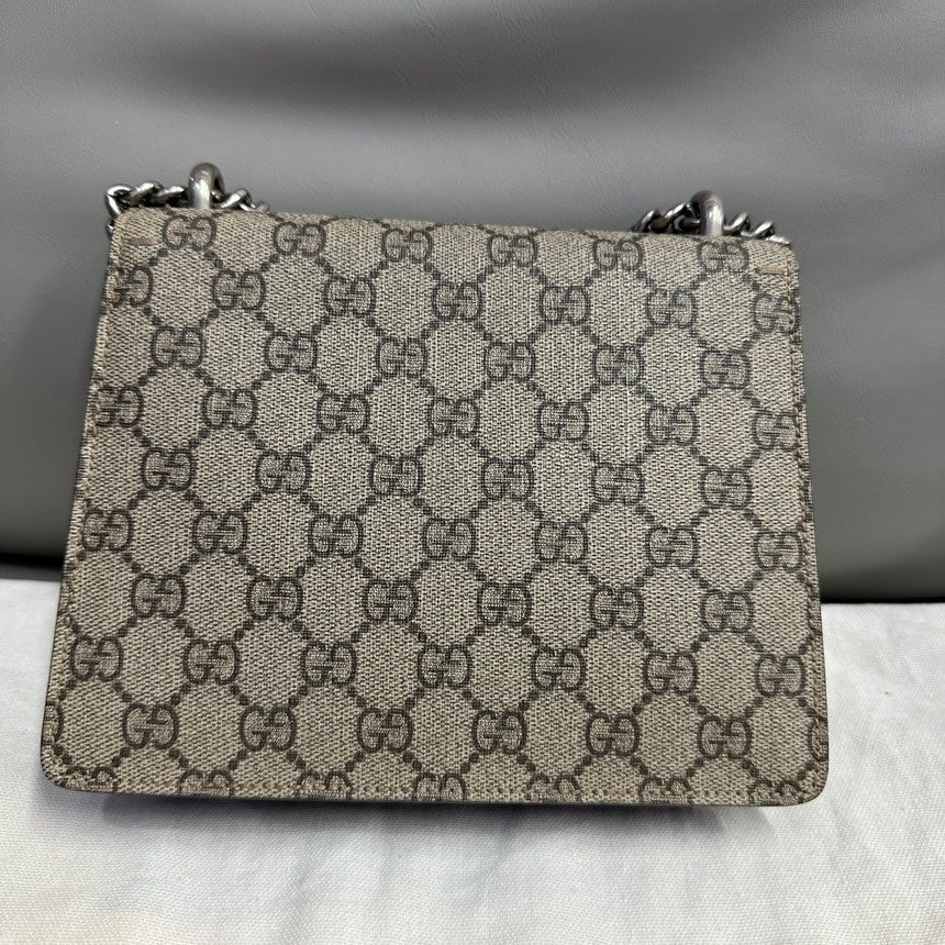 Gucci Chain Canvas Shoulder Bag