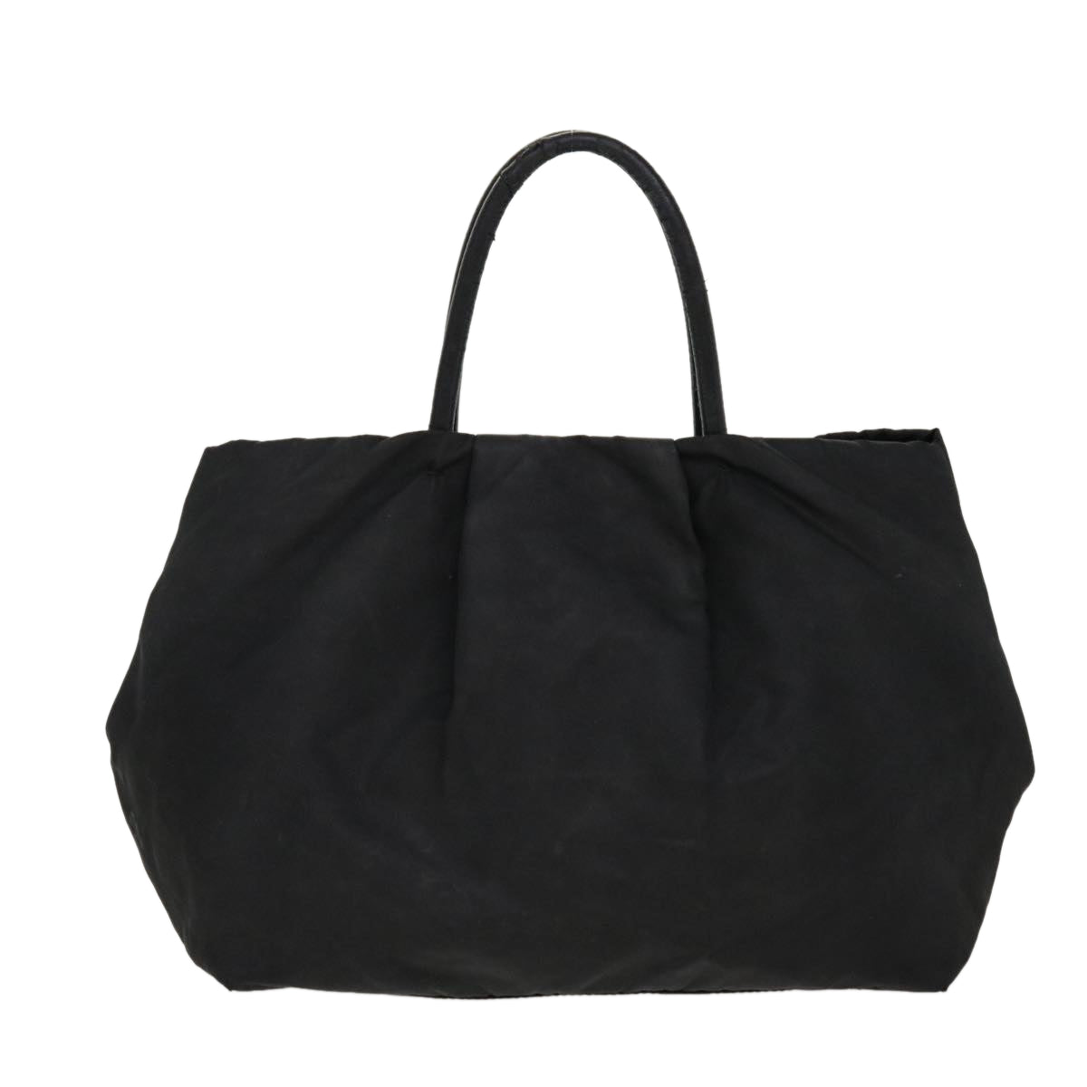 PRADA Hand Bag Nylon Black Auth