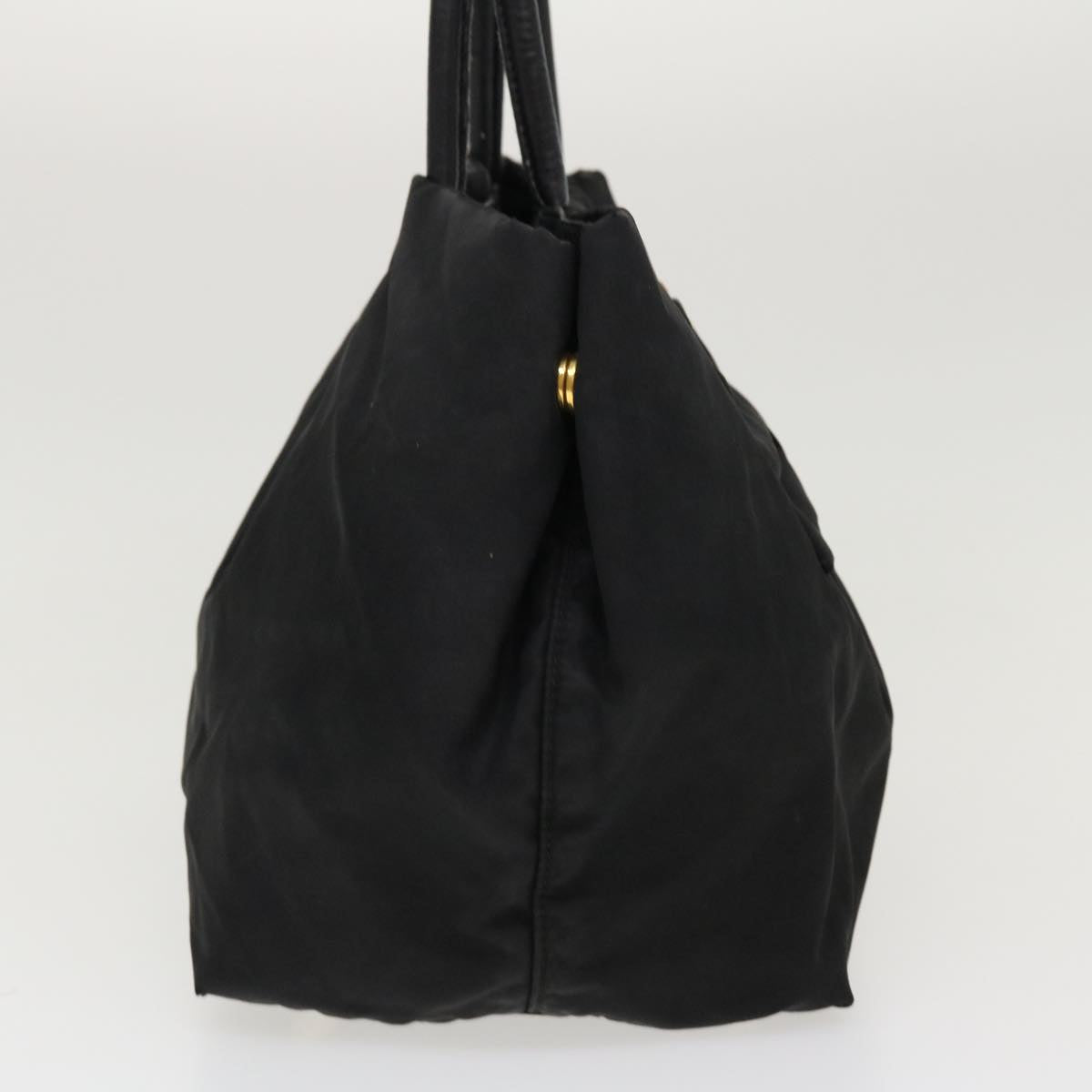 Prada Hand Bag Nylon Black
