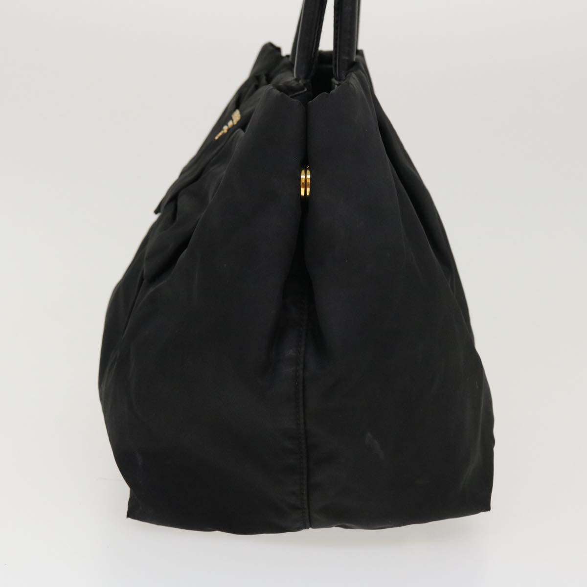 Prada Hand Bag Nylon Black