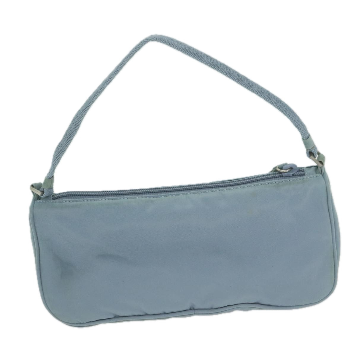 PRADA Accessory Pouch Nylon Blue Auth Luxury Handbag