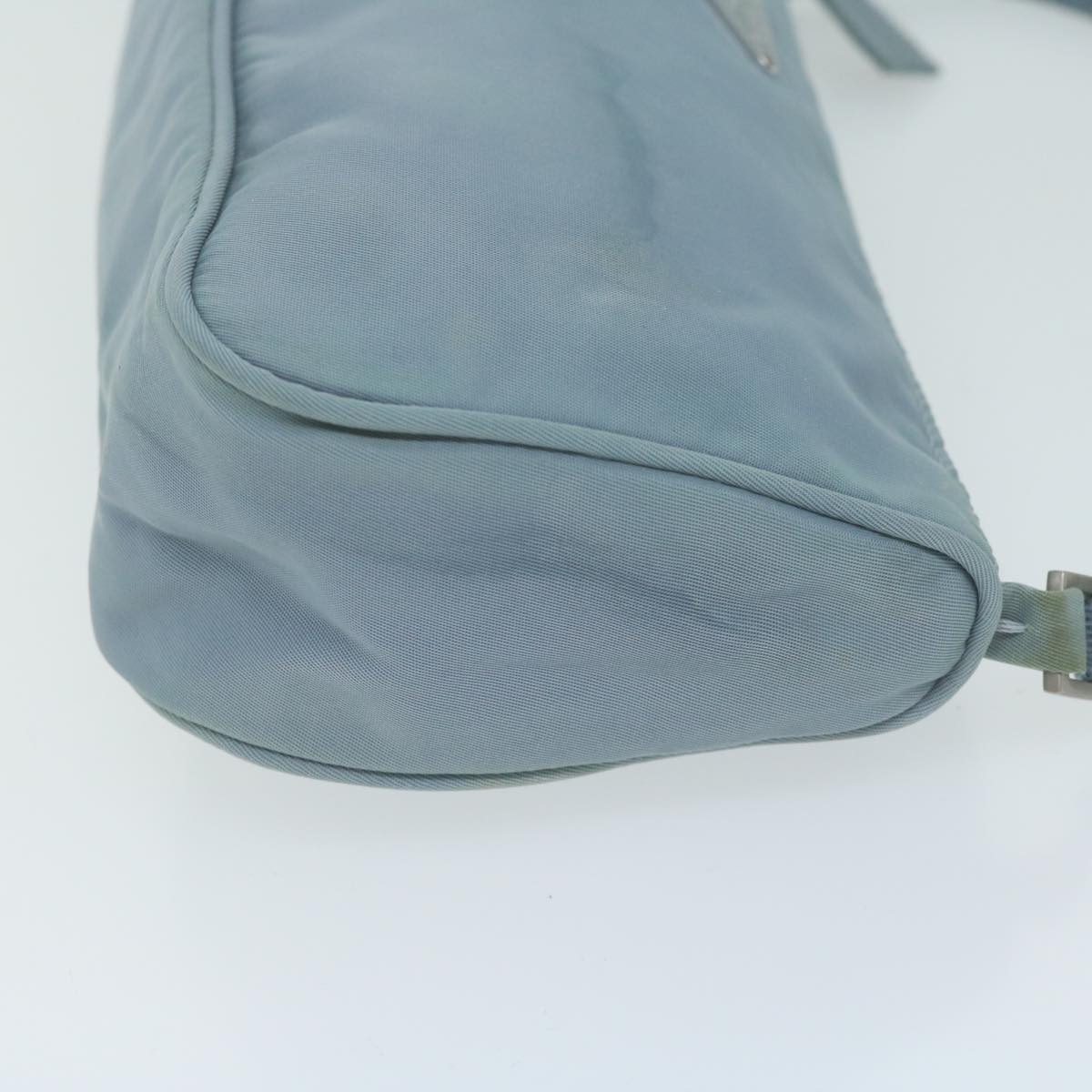 PRADA Accessory Pouch Nylon Blue Auth Luxury Handbag