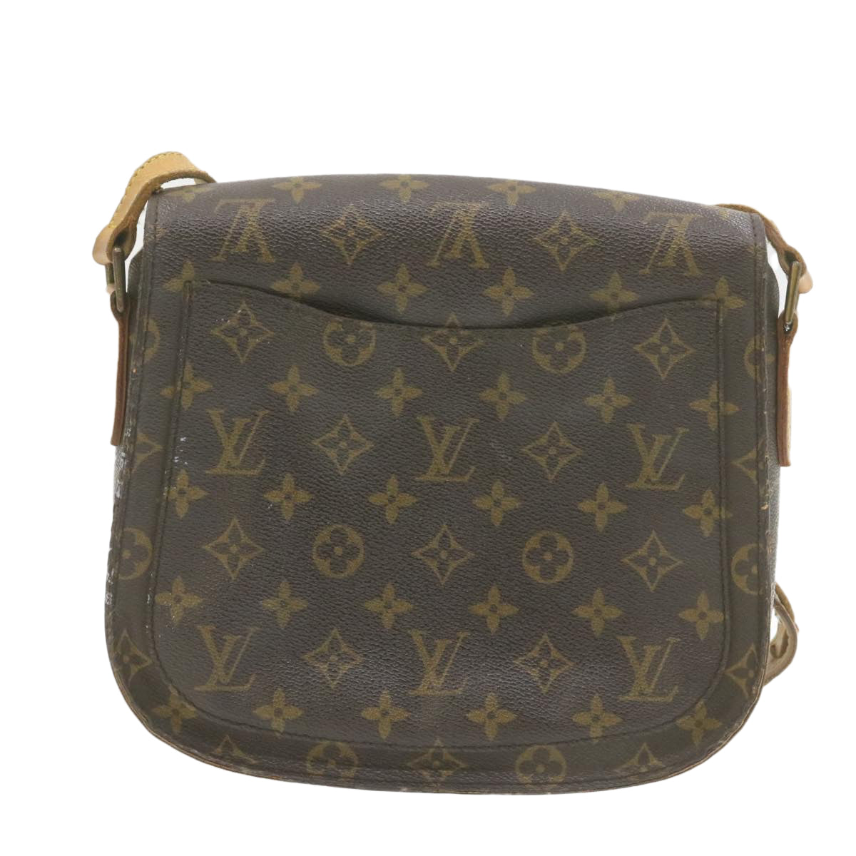 LOUIS VUITTON Monogram Saint Cloud GM Shoulder Bag LV Auth yk1229