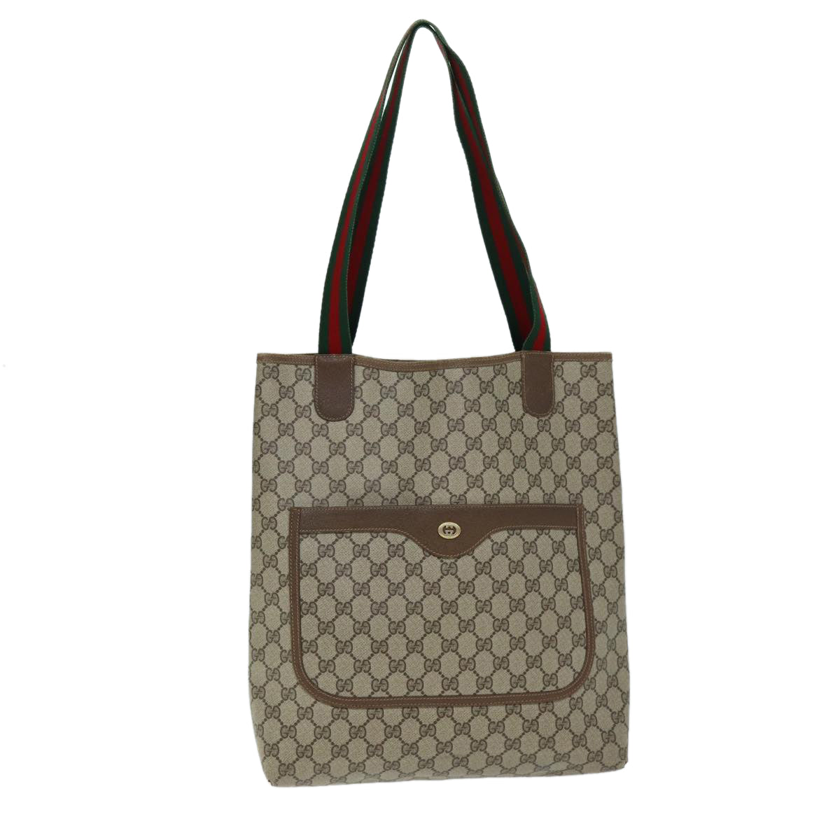 Gucci Leather Canvas Tote