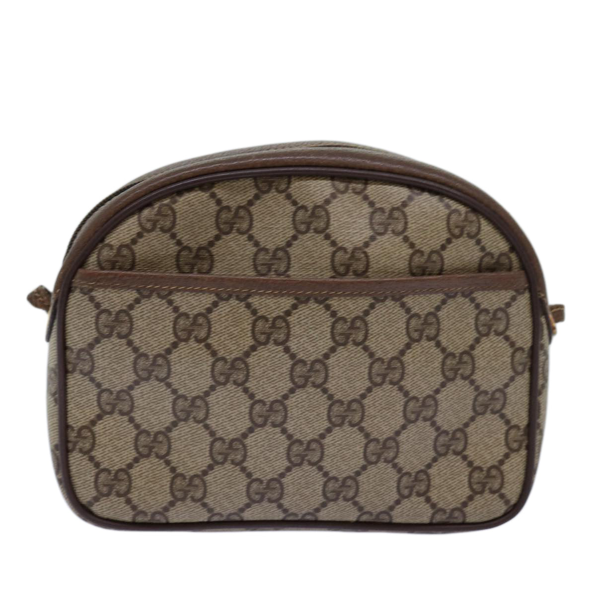 Gucci Leather Canvas Shoulder Bag