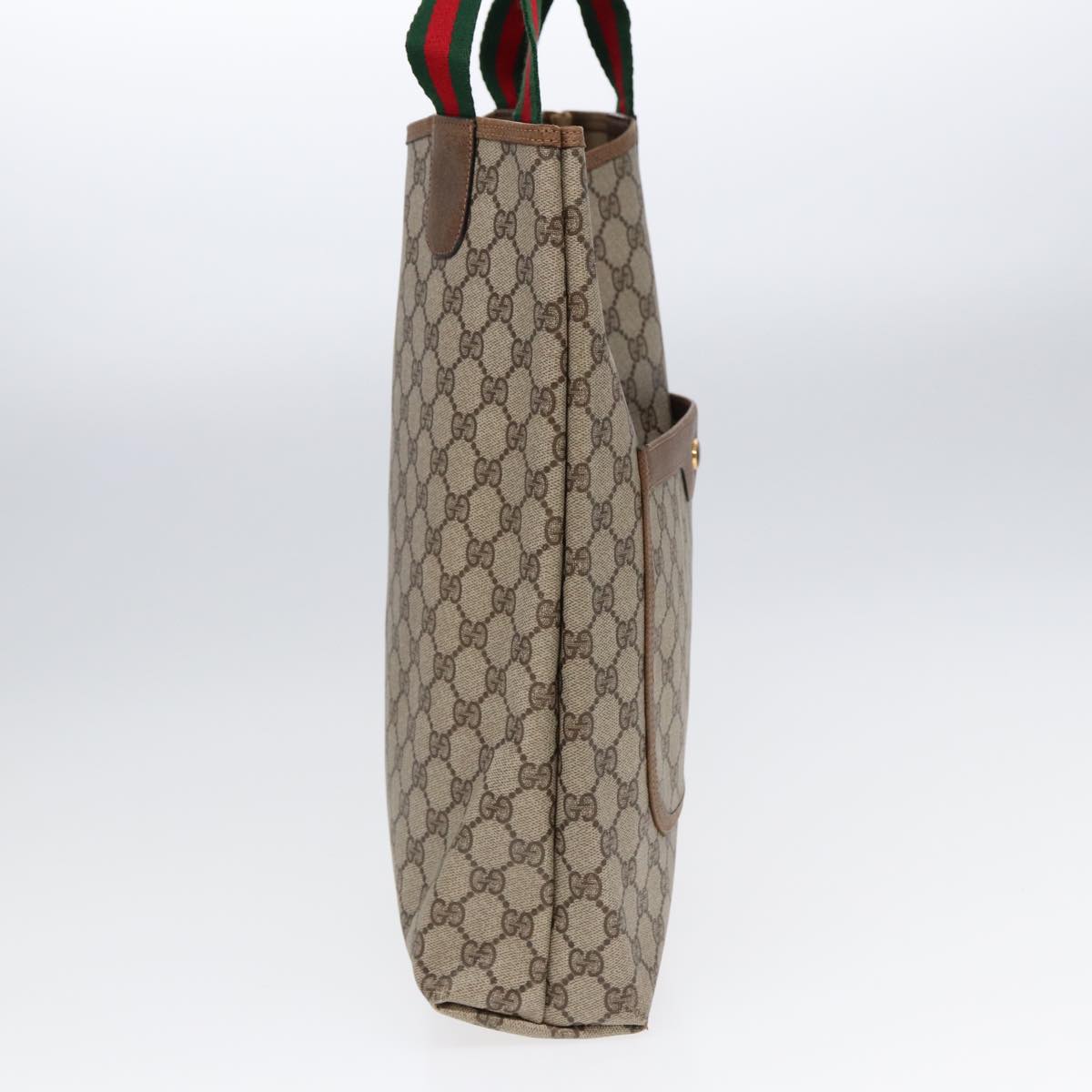 Gucci Leather Canvas Tote