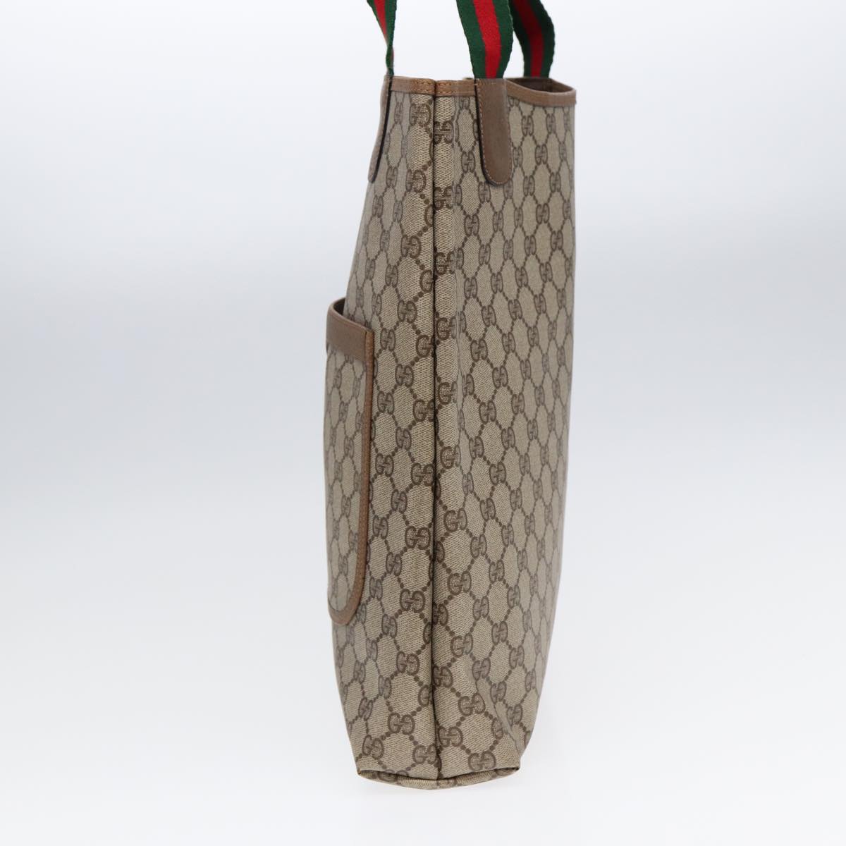Gucci Leather Canvas Tote