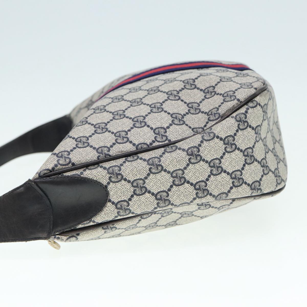 Gucci Leather Canvas Shoulder Bag