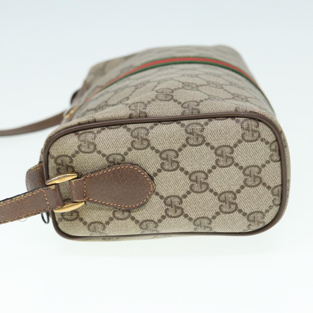 Gucci Leather Canvas Shoulder Bag