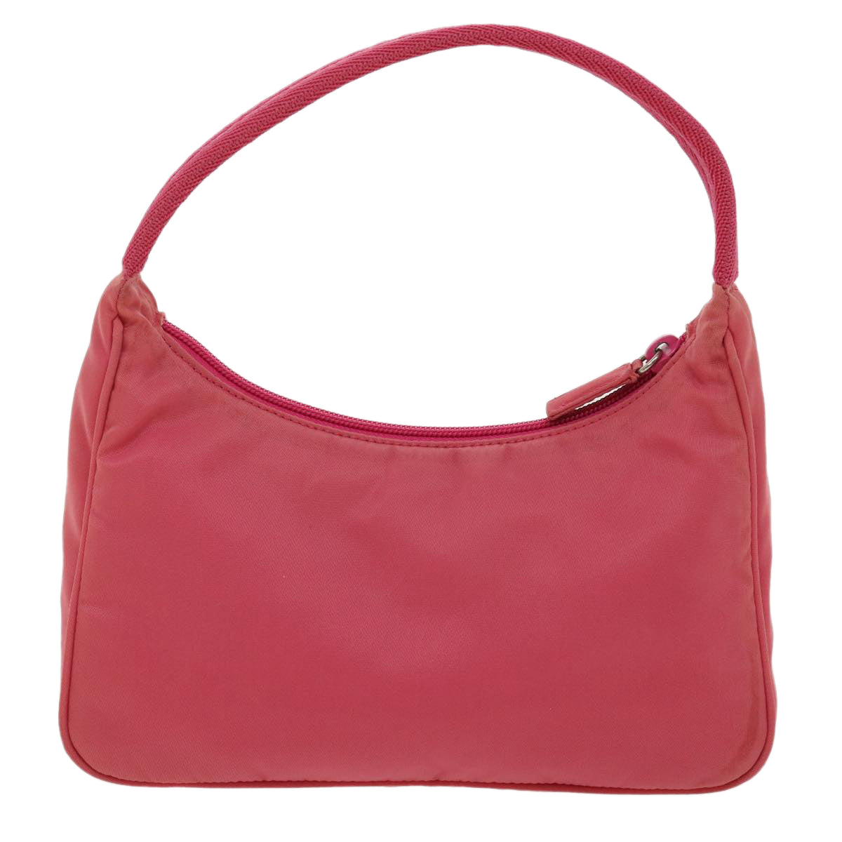 PRADA Hand Bag Nylon Pink Auth