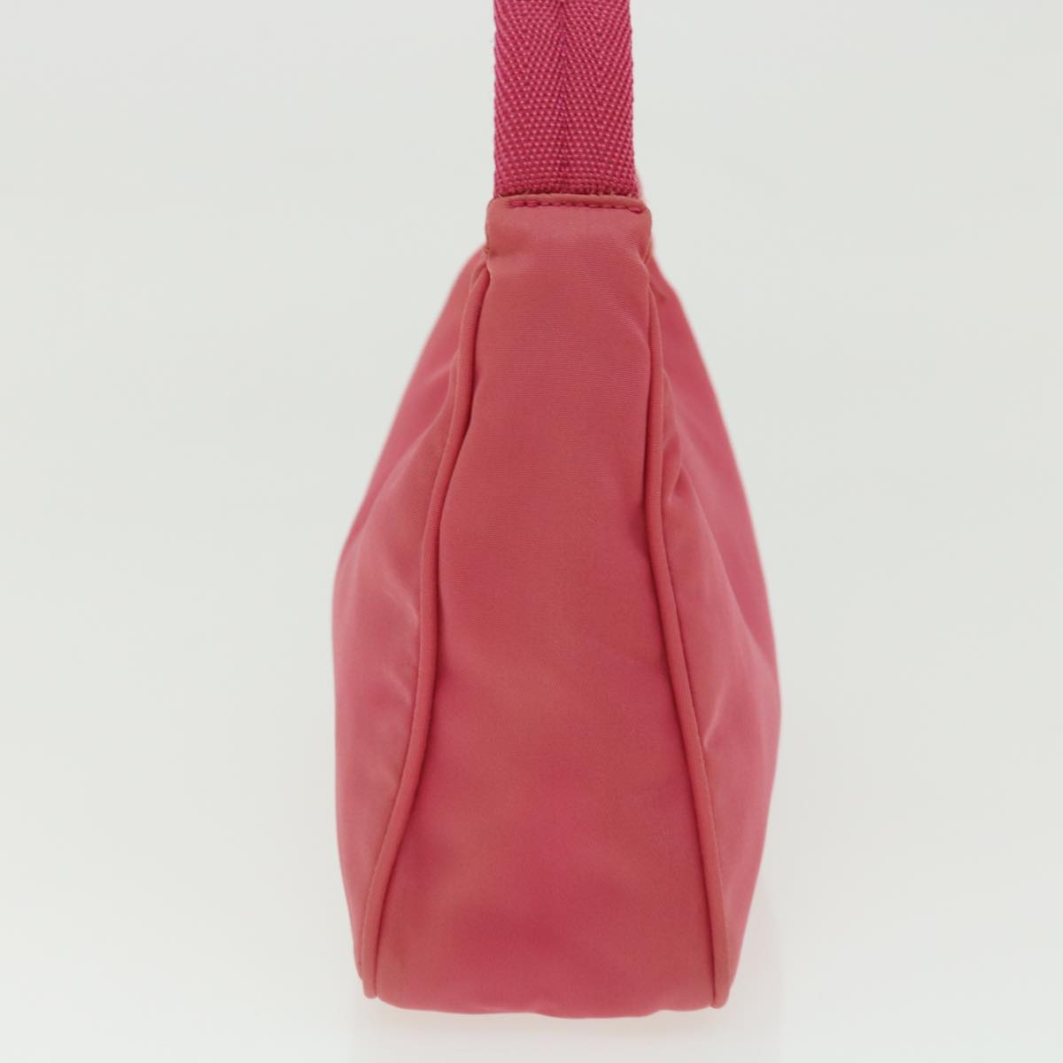 PRADA Hand Bag Nylon Pink Auth