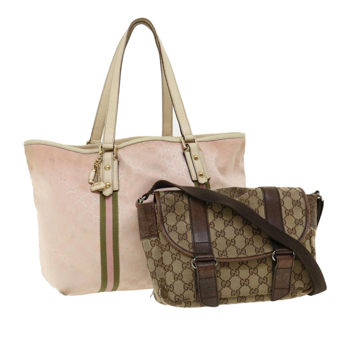 Gucci Canvas Shoulder Bag