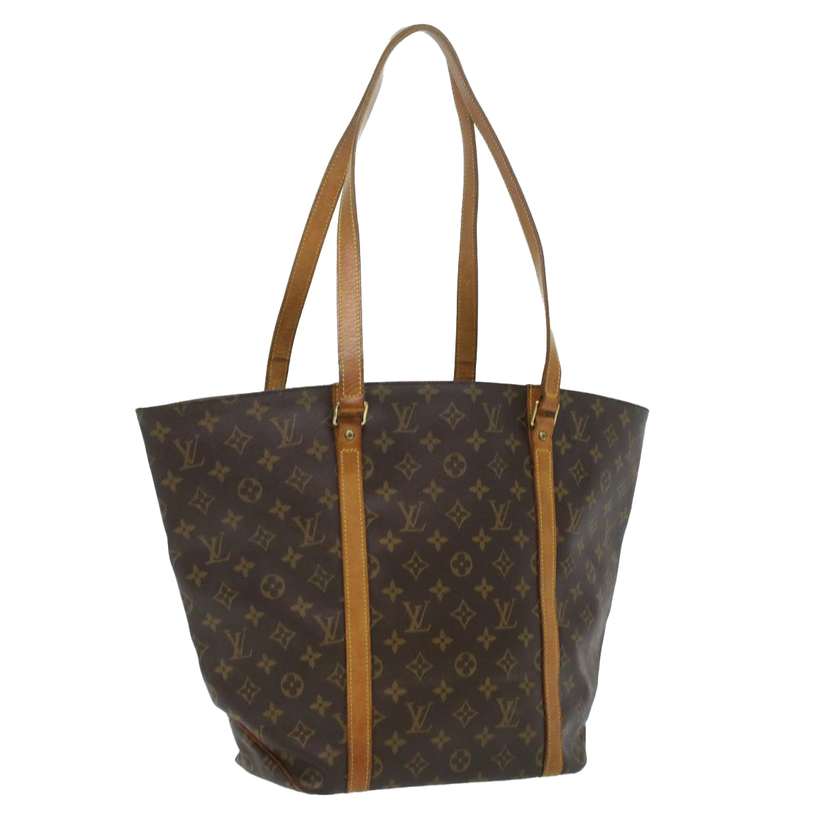 LOUIS VUITTON Monogram Sac Shopping Tote Bag LV Auth yk5667