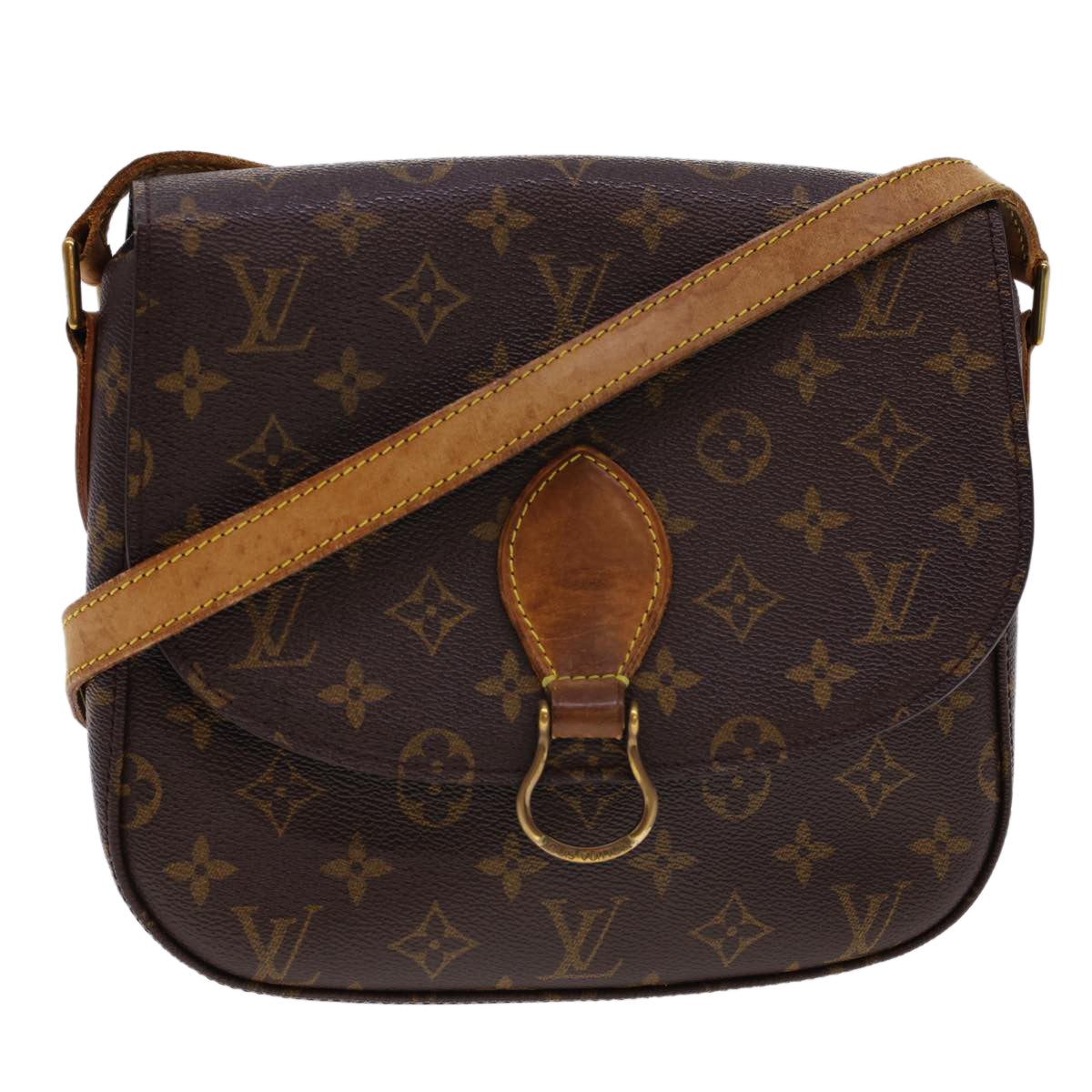 LOUIS VUITTON Monogram Saint Cloud GM Shoulder Bag M51242 LV yk6497