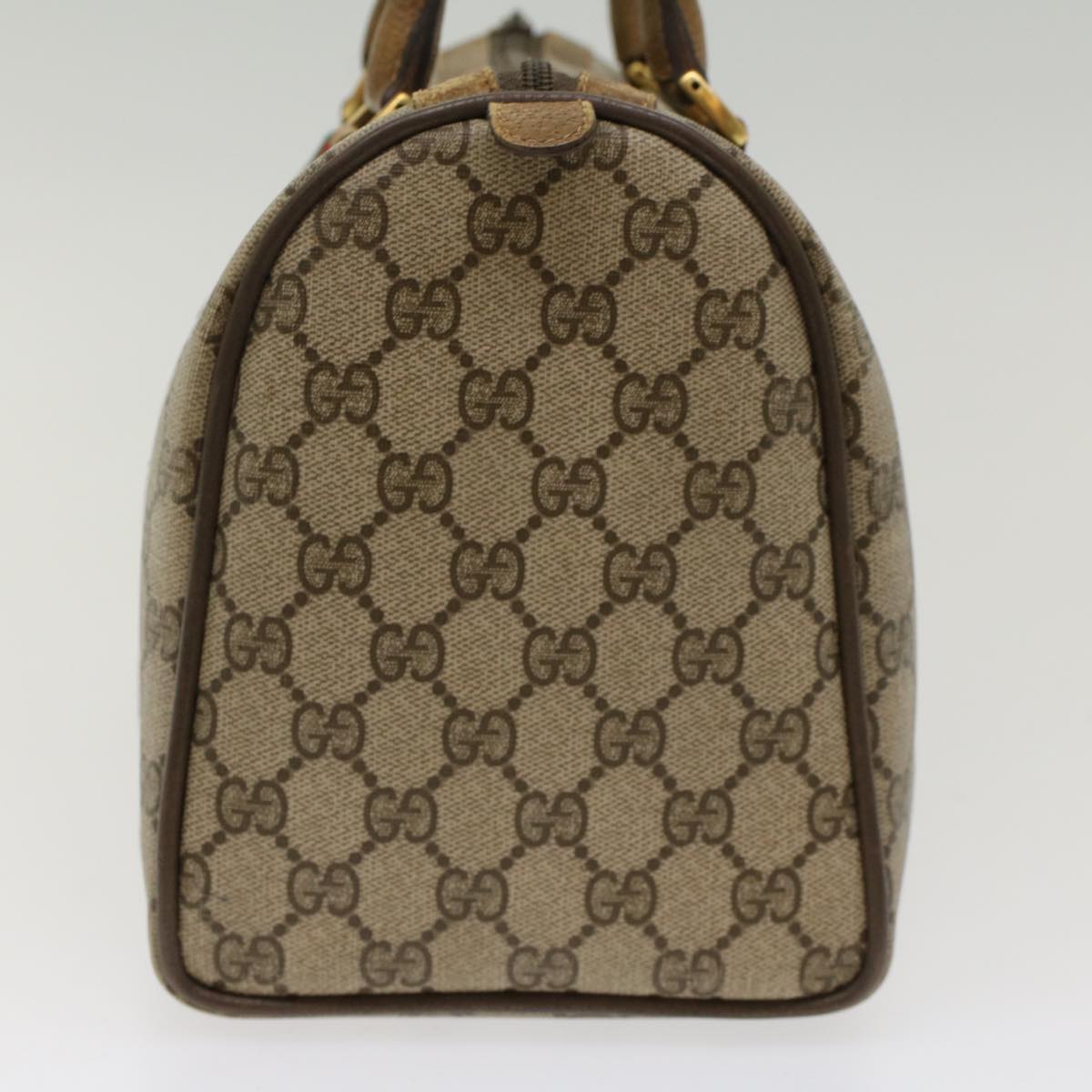 Gucci Leather Canvas Shoulder Bag