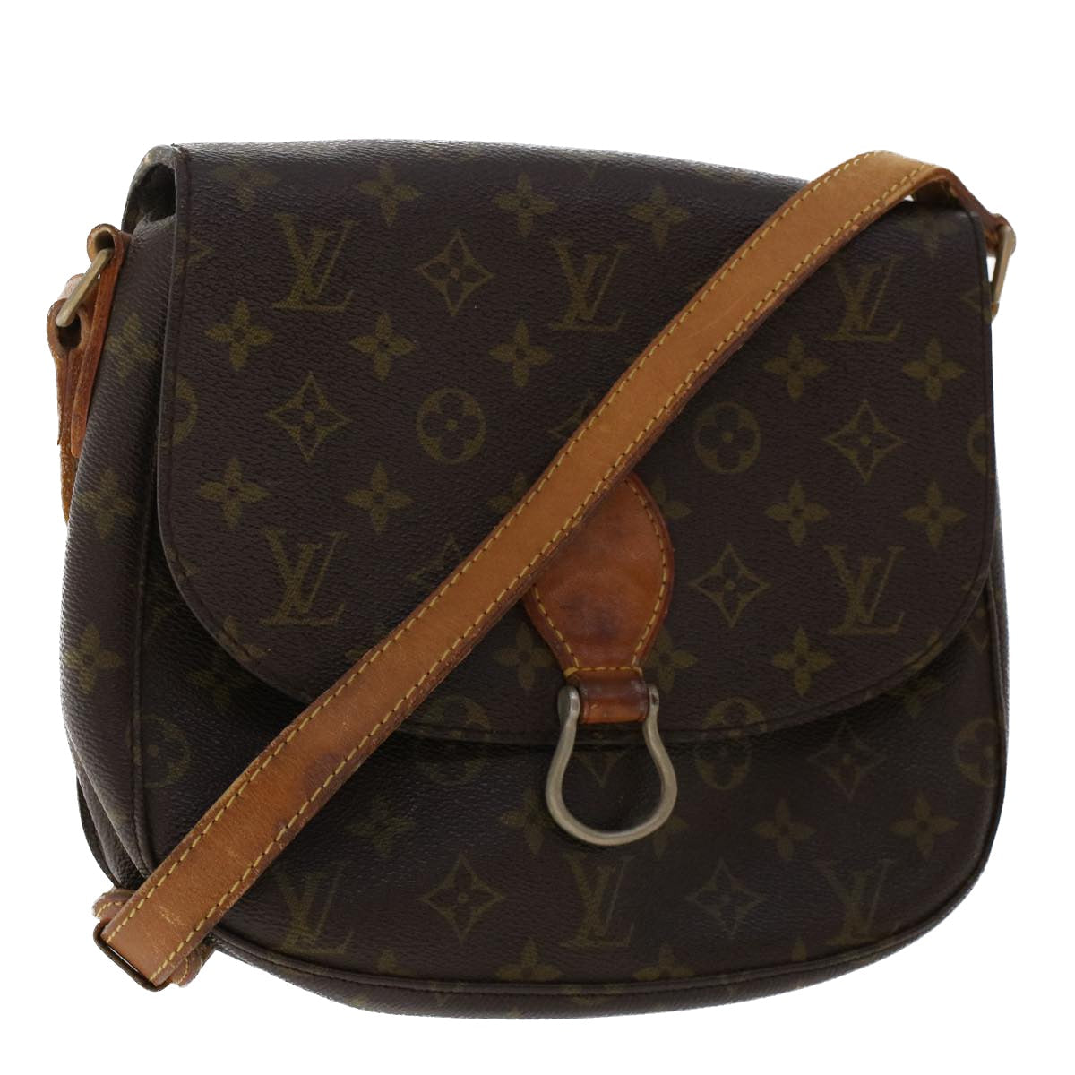 LOUIS VUITTON Monogram Saint Cloud GM Shoulder Bag Auth yk8101B